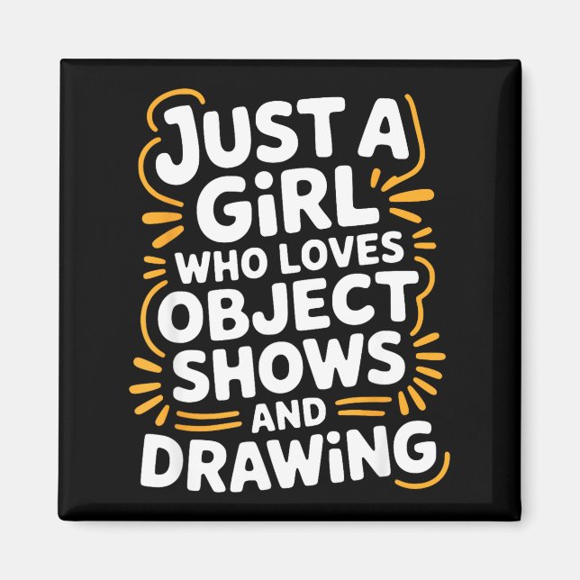 Object shows _ funny object shows drawing kids magnet (Front)