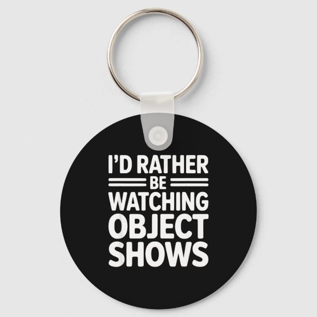 Object shows _ funny object shows kids boys girls  key ring (Front)