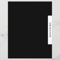 Objective | Presentation Divider | Black & White