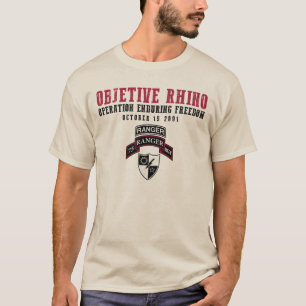 Objective Rhino: Operation Enduring Freedom 2001 T-Shirt