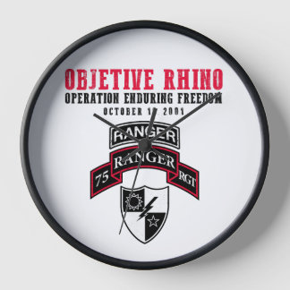 Objective Rhino: Ranger Legacy Clock