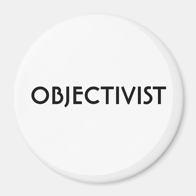 Objectivist magnet (Front)