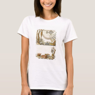 Objects belonging to Indians (colour engraving) T-Shirt