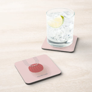 objet_10_sunrise hard plastic coaster