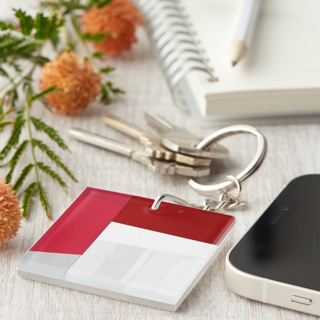 objet_13_quartet acrylic key ring (Front Right)