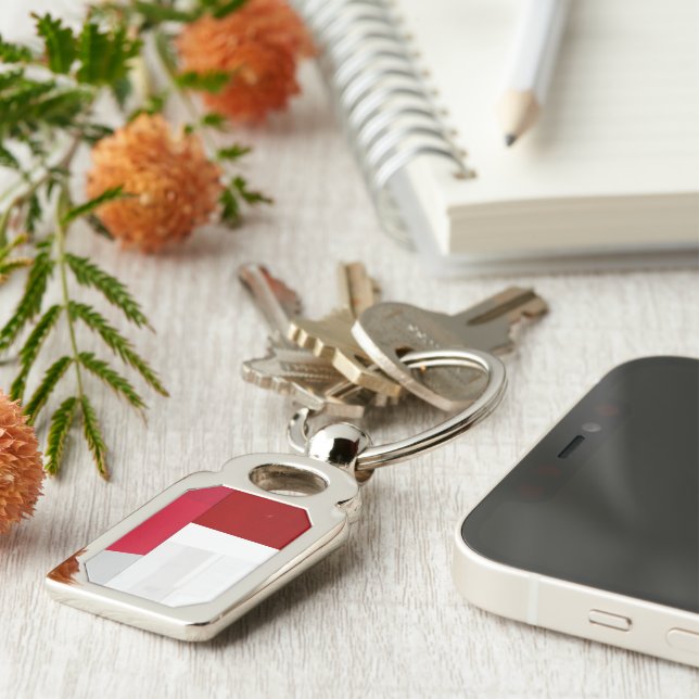 objet_13_quartet metal key ring (Side)