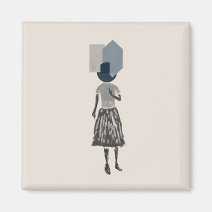 objet_14_une femme_1 magnet