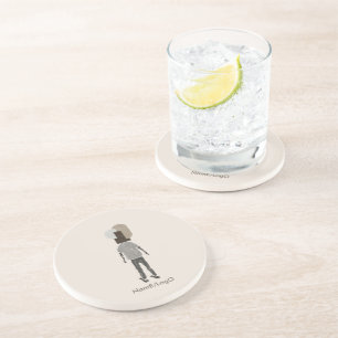 objet_15_un homme_1 sandstone coaster