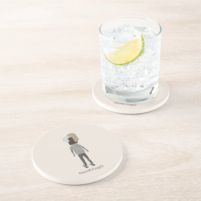 objet_15_un homme_1 sandstone coaster (Side)