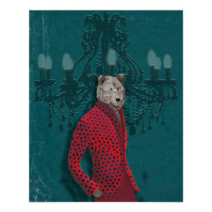 objet_18_un homme_2 glossy poster