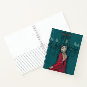 objet_19_une femme_2 spiral notebook