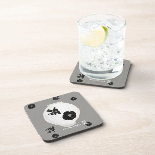 objet_22_camellia,bird and pottery coaster