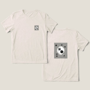 objet_22_camellia,bird and pottery t-shirt Tri-Blend shirt