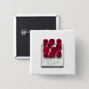 objet_4_variations on the ruby 15 cm square badge