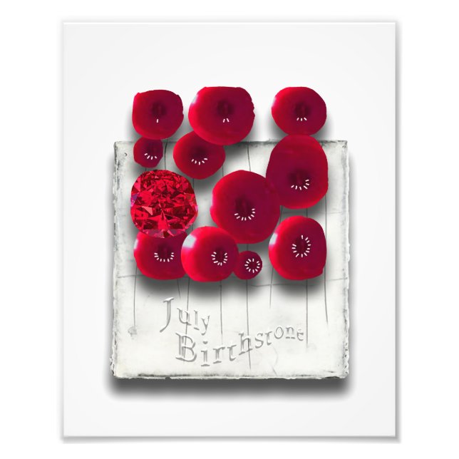 objet_4_variations on the ruby photo print (Front)