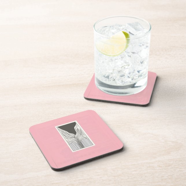 objet_6_outside scenery hard plastic coaster (Right Side)