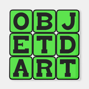 Objet d'Art, Art Object Magnet