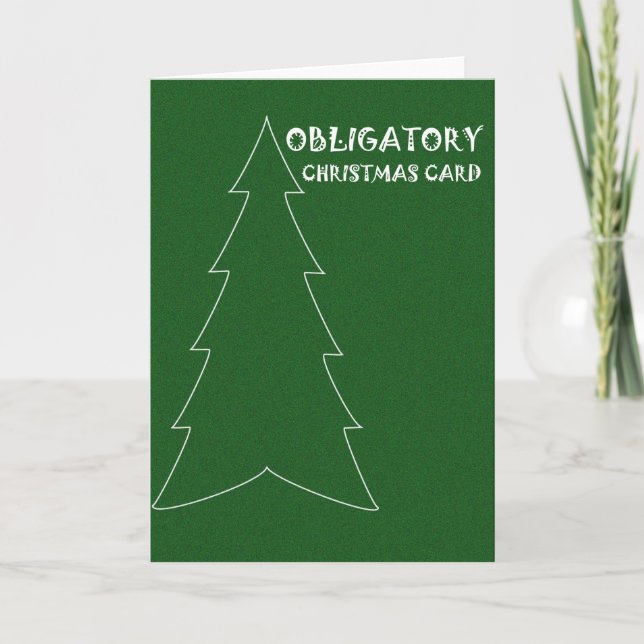 Obligatory Christmas Card (Front)