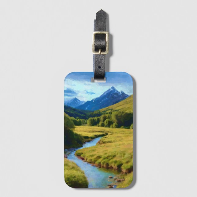 Oblivion Born of Lethe Luggage Tag (Front Vertical)