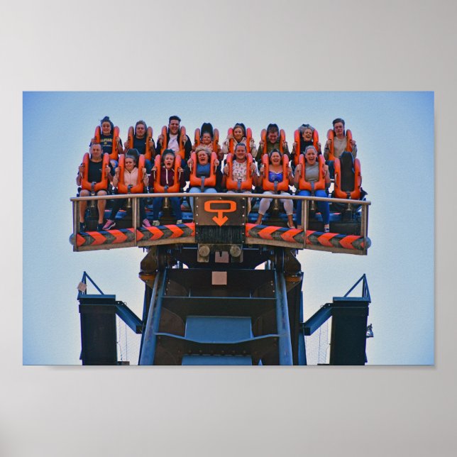 Oblivion Drop | Alton Towers Resort Poster (Front)