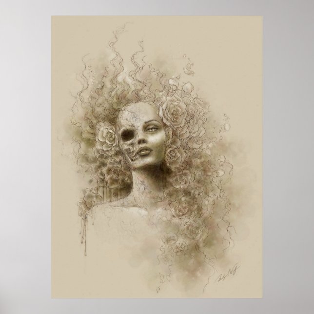 Oblivion Macabre Fantasy Art Poster (Front)