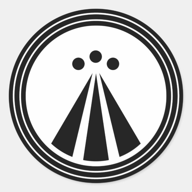 OBOD Symbol Classic Round Sticker (Front)