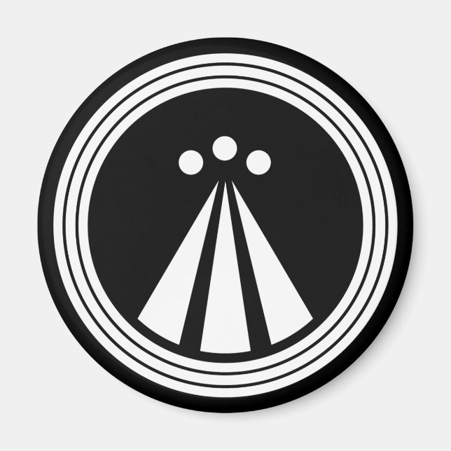 OBOD Symbol on Blk Magnet (Front)