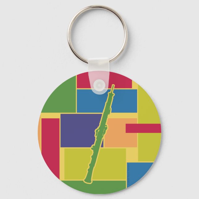 Oboe Colorblocks Keychain (Front)