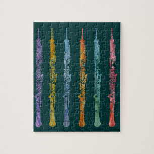 Oboe Crayons Jigsaw Puzzle