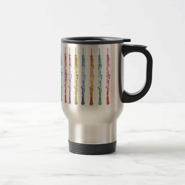 Oboe Crayons Travel Mug (Right)