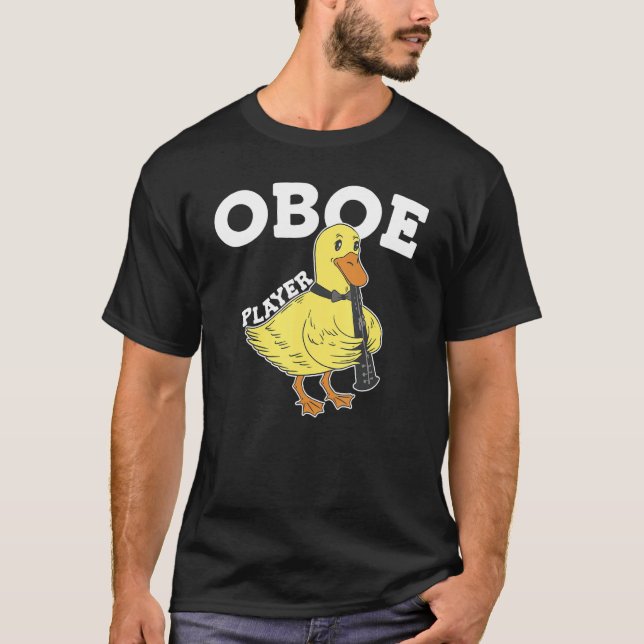 Oboe Duck  Oboe Player T-Shirt (Front)