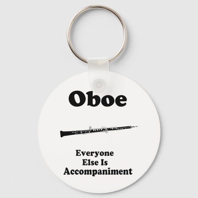 Oboe Gift Key Ring (Front)