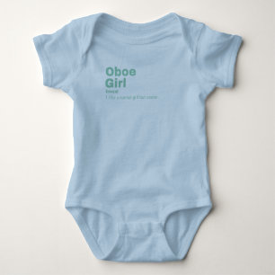 Oboe  Girl - Oboe  Baby Bodysuit