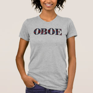 Oboe Heart Text T-Shirt