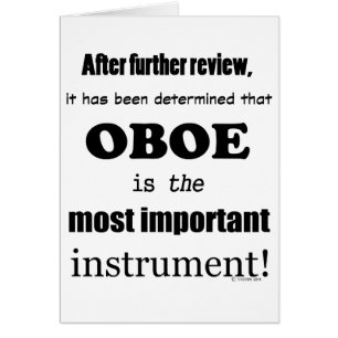 Oboe Most Important Instrument
