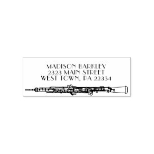 Oboe Musician Music Teacher Self-inking Stamp