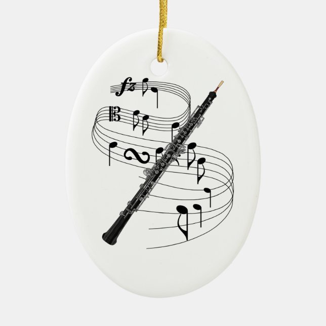 Oboe Ornament (Front)