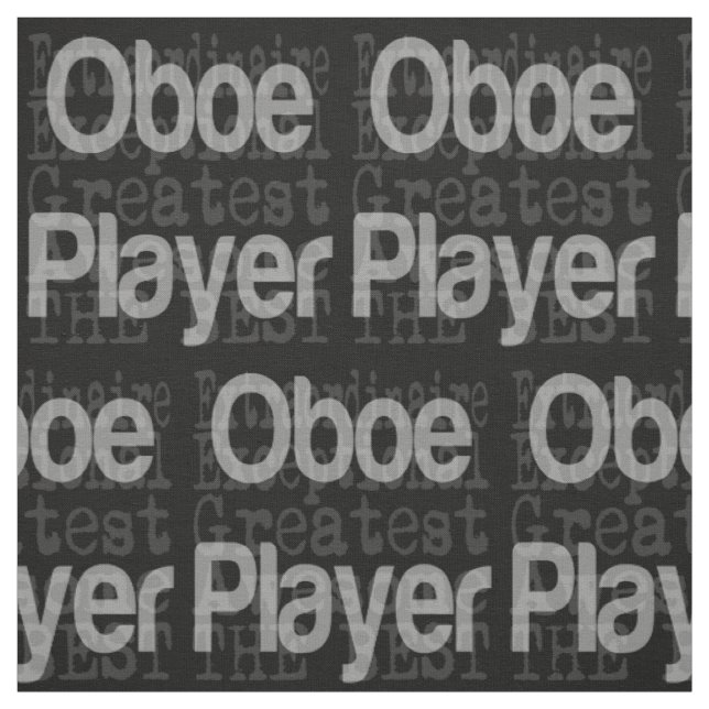 Oboe Player Extraordinaire Fabric (Swatch)