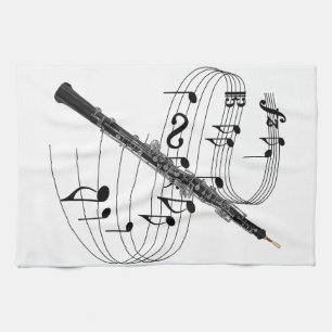 Oboe Tea Towel