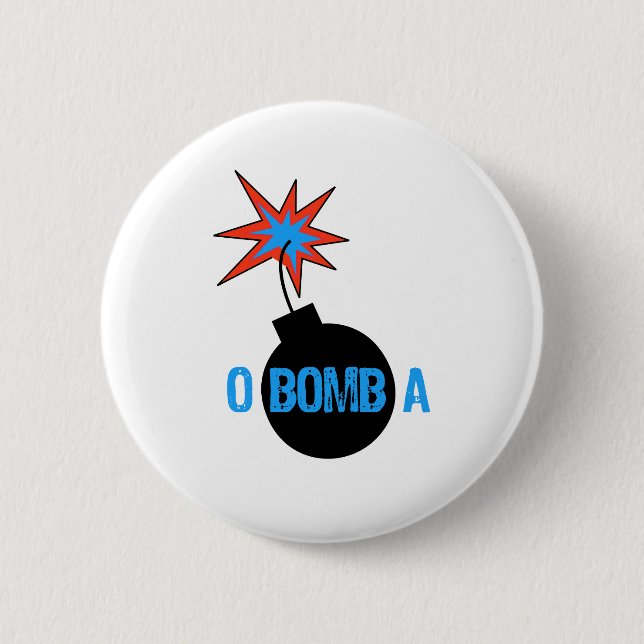 OBOMBA 6 CM ROUND BADGE (Front)