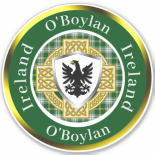 O'Boylan Shield & Celtic Cross Personalised