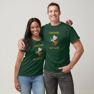 O'Brennan Irish Flag Shamrock T-Shirt