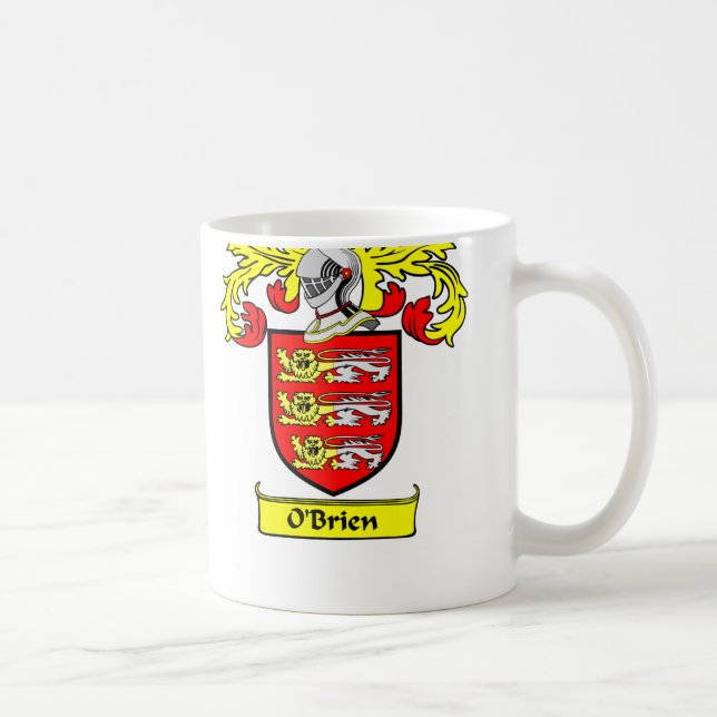 O'BRIEN Coat of Arms Coffee Mug (Right)