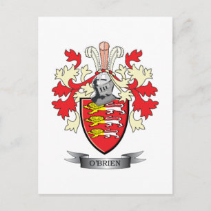 O'Brien Coat of Arms Postcard