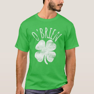 O'brien Family Name Matching St. Patrick's Day Iri T-Shirt