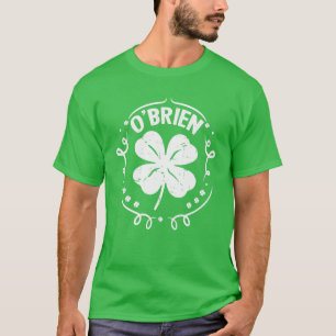 O'brien Irish Shamrock Family St Patricks Day Gift T-Shirt