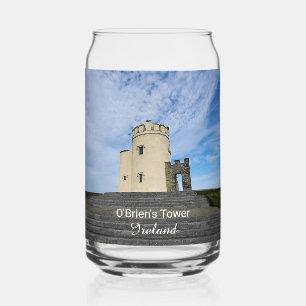 O'Brien's Tower Ireland Souvenir Can Glass
