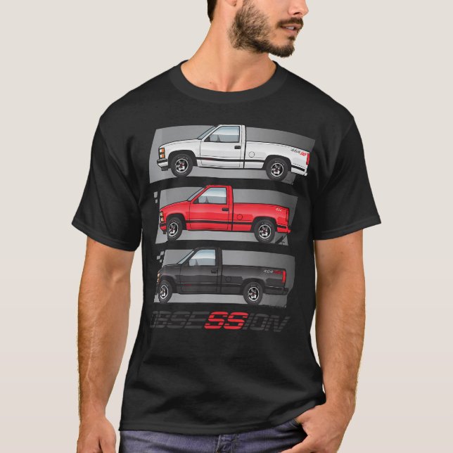 Obs Chevys Dually Truck 454Ss Life T-Shirt (Front)