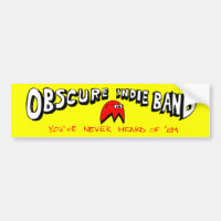 Obscure Indie Band Bumper Sticker
