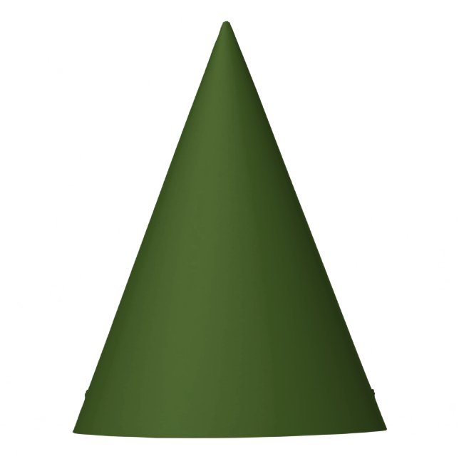 Obscure Olive Party Hat (Front)